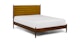 Lenia Plush Yarrow Gold Queen Bed - Gallery View 1 of 15.