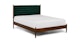 Lenia Plush Balsam Green Queen Bed - Gallery View 1 of 15.