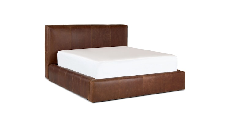 Cigar Rawhide Brown Queen Storage Bed - Primary View 1 of 18 (Open Fullscreen View).