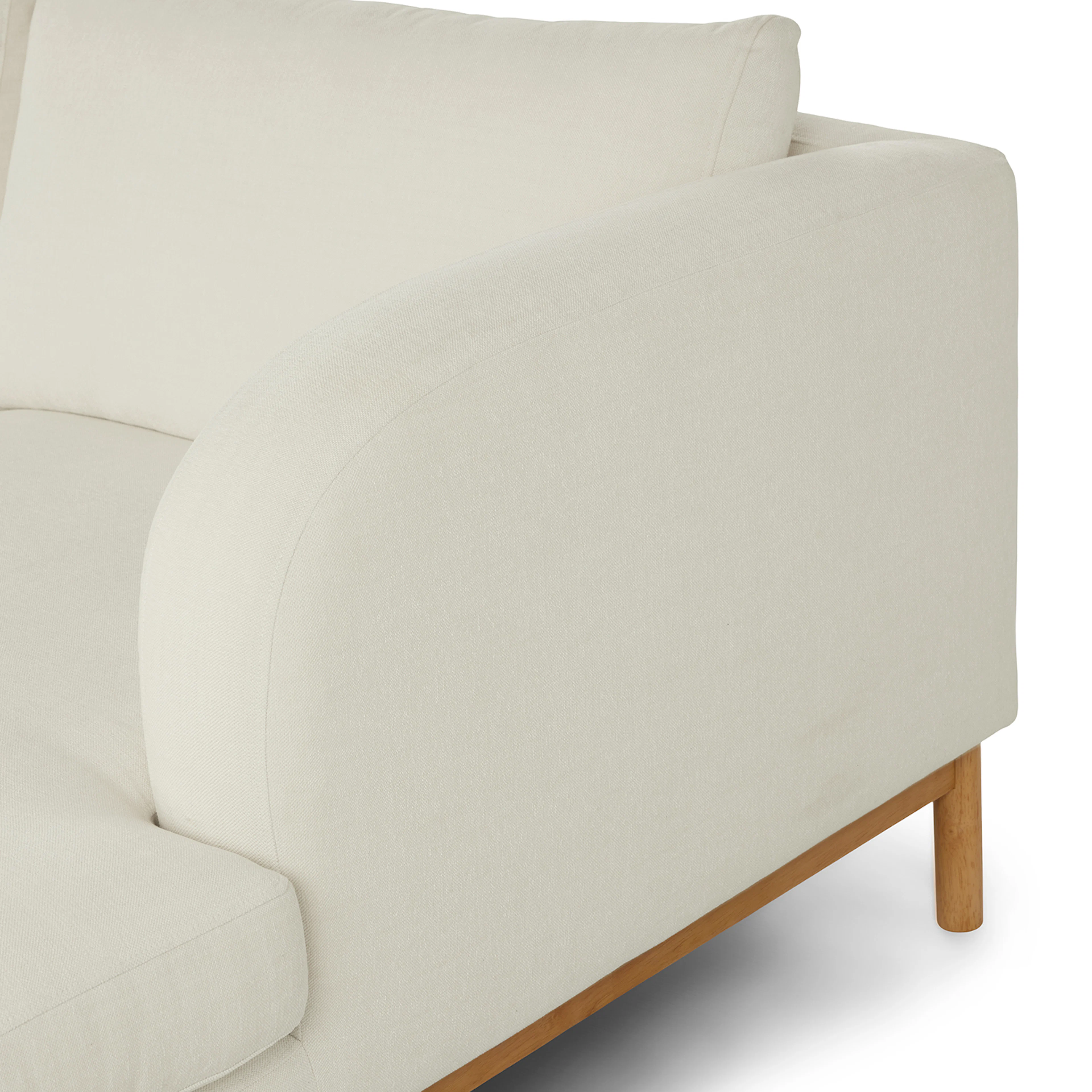 Kinso 115" Right Sectional - Buckler Ivory