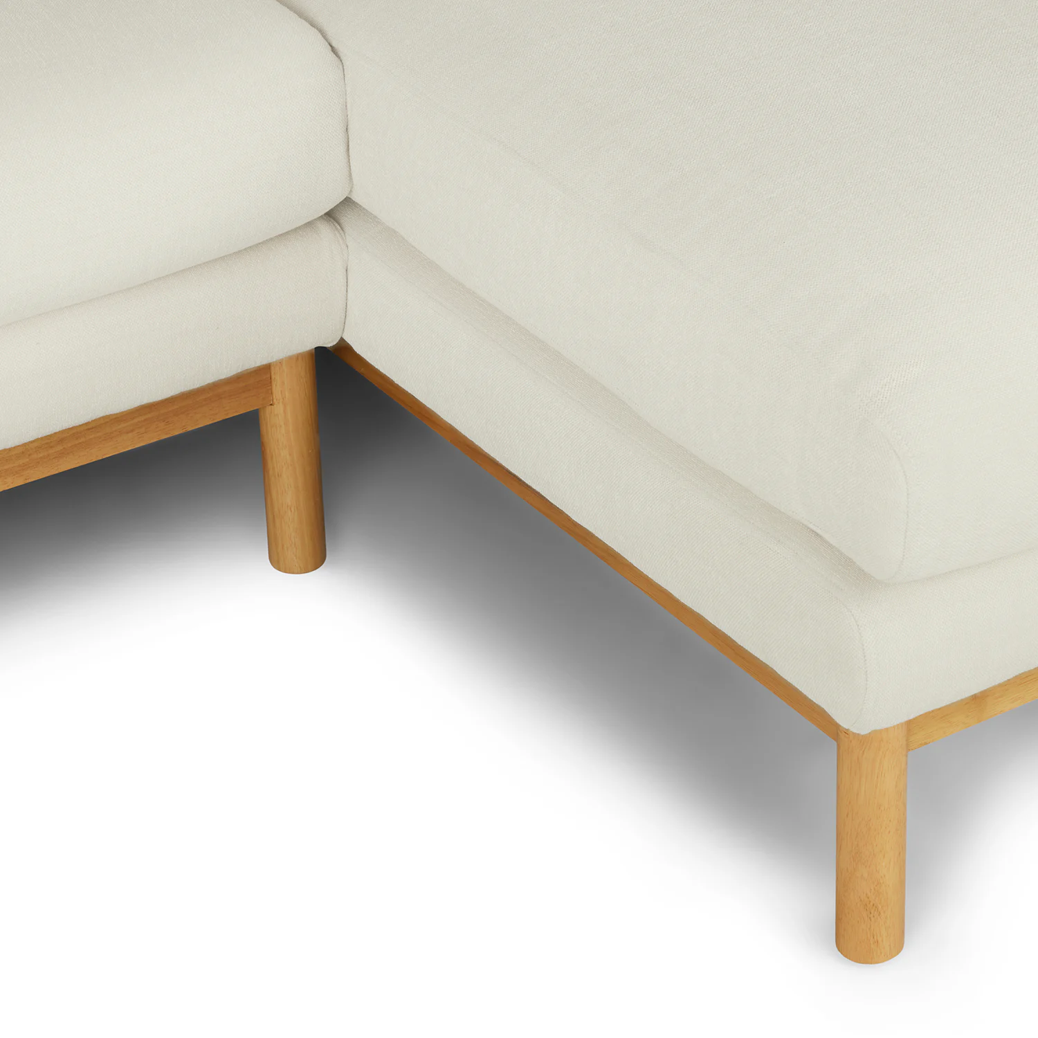 Kinso 115" Right Sectional - Buckler Ivory