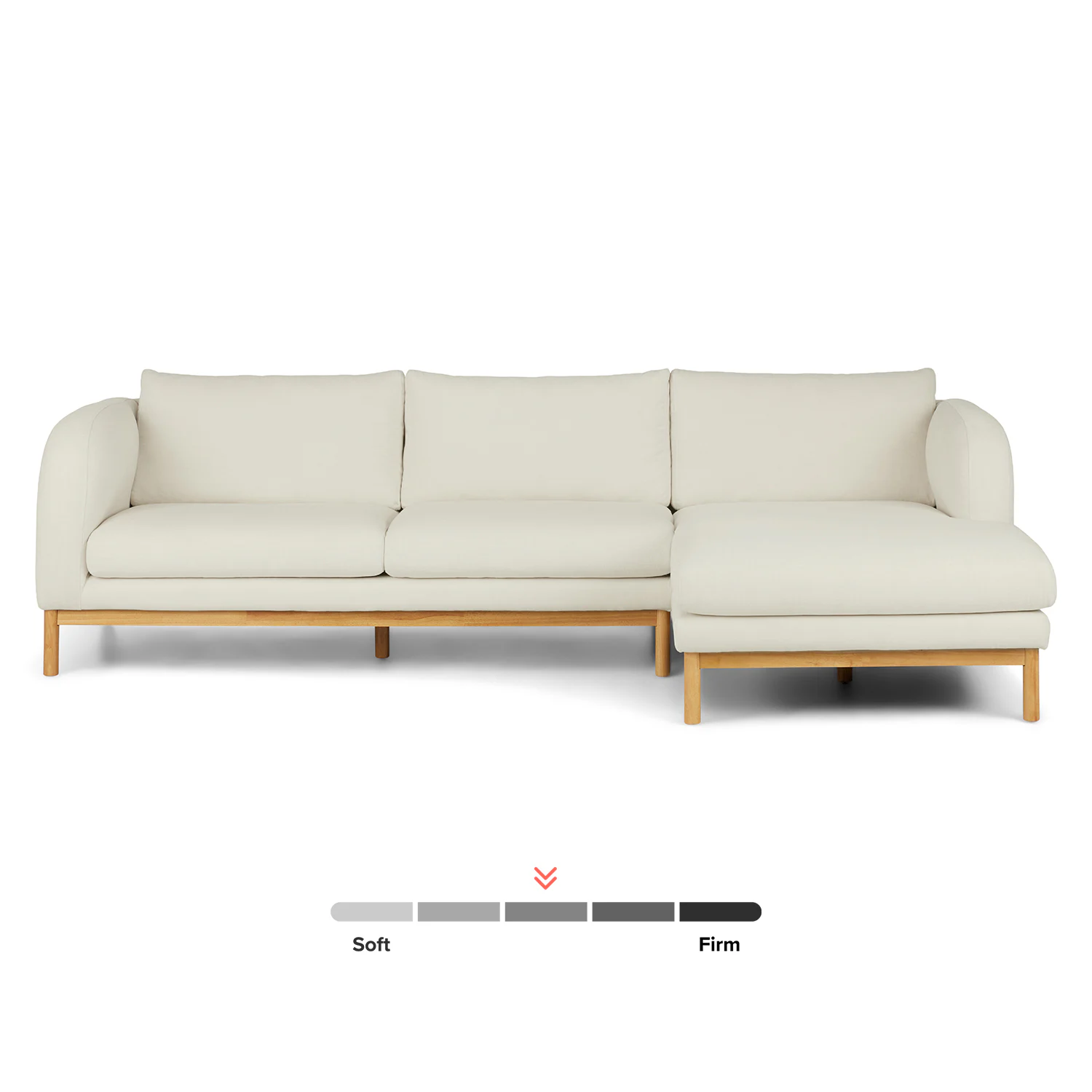 Kinso 115" Right Sectional - Buckler Ivory