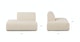 Sanna Magnet Ivory Right Armless Chaise Module - Gallery View 13 of 13.