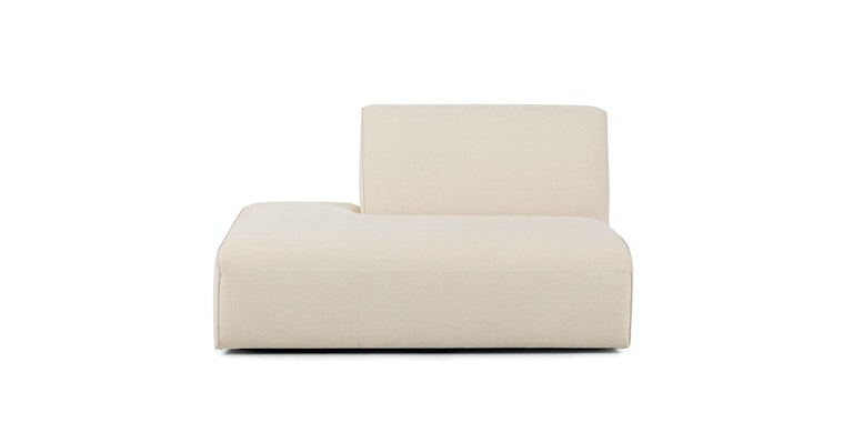 Sanna Magnet Ivory Right Armless Chaise Module - Primary View 1 of 13 (Open Fullscreen View).