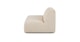Sanna Magnet Ivory Right Armless Chaise Module - Gallery View 6 of 13.