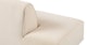 Sanna Magnet Ivory Right Armless Chaise Module - Gallery View 8 of 13.