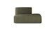 Sanna Magnet Green Left Armless Chaise Module - Gallery View 1 of 13.