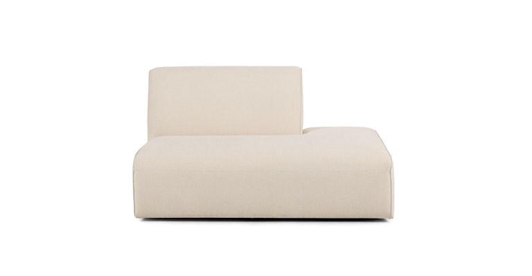 Sanna Magnet Ivory Left Armless Chaise Module - Primary View 1 of 13 (Open Fullscreen View).