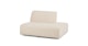 Sanna Magnet Ivory Left Armless Chaise Module - Gallery View 4 of 13.