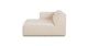 Sanna Magnet Ivory Left Chaise Module - Gallery View 4 of 15.