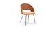 Kapp Plush Pacific Rust Dining Chair - Gallery View 1 of 13.