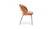 Kapp Plush Pacific Rust Dining Chair - Gallery View 4 of 13.