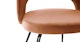 Kapp Plush Pacific Rust Dining Chair - Gallery View 8 of 13.