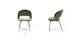Kapp Plush Pacific Sage Dining Chair - Gallery View 13 of 13.