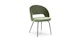 Kapp Plush Pacific Sage Dining Chair - Gallery View 1 of 13.