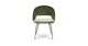 Kapp Plush Pacific Sage Dining Chair - Gallery View 3 of 13.