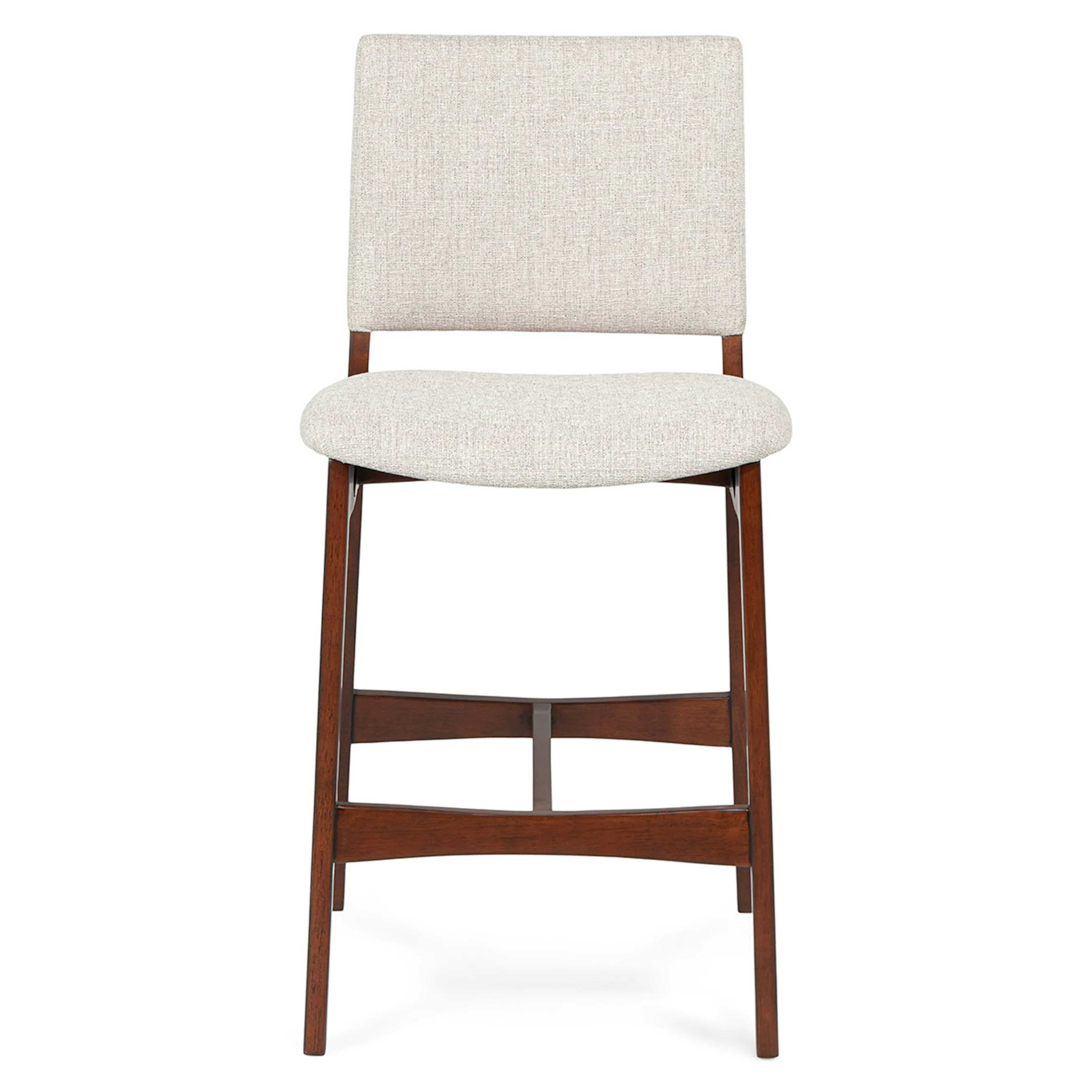 Nosh Counter Stool - Walnut and Chalk Gray