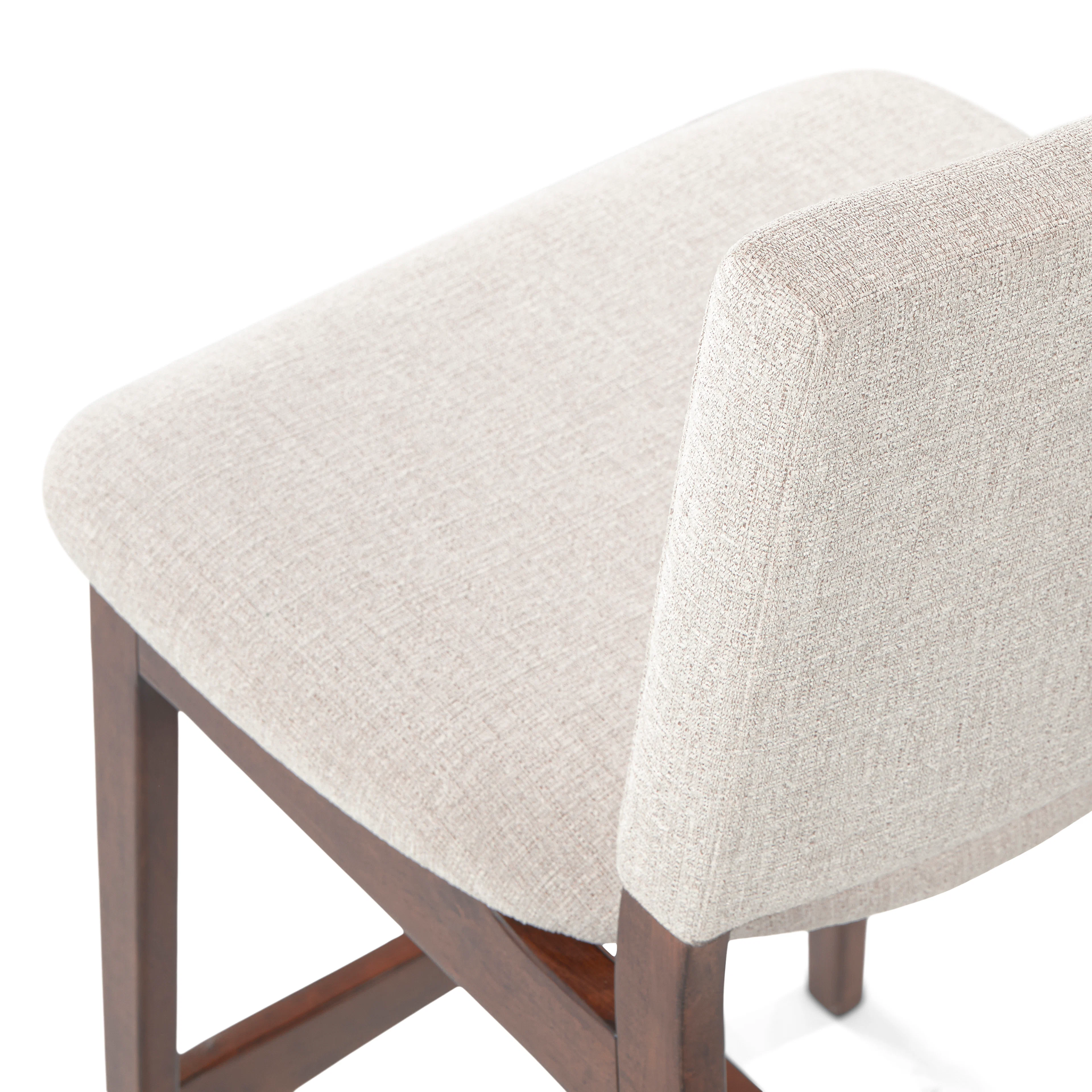 Nosh Counter Stool - Walnut and Chalk Gray