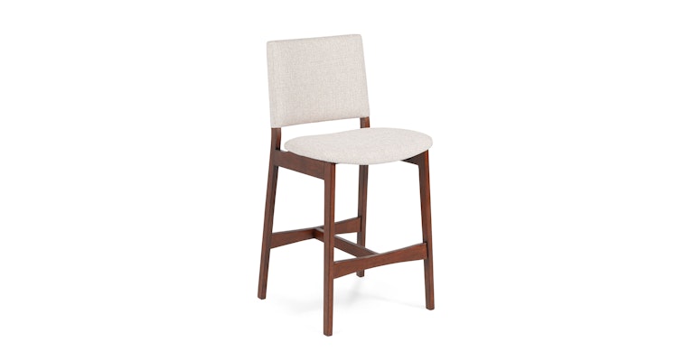 Nosh Chalk Gray Counter Stool - Primary View 1 of 10 (Open Fullscreen View).