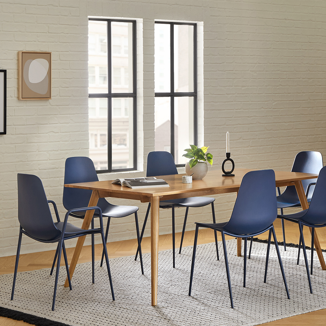 Svelti Dining Chair - Berry Blue - Thumbnail 3