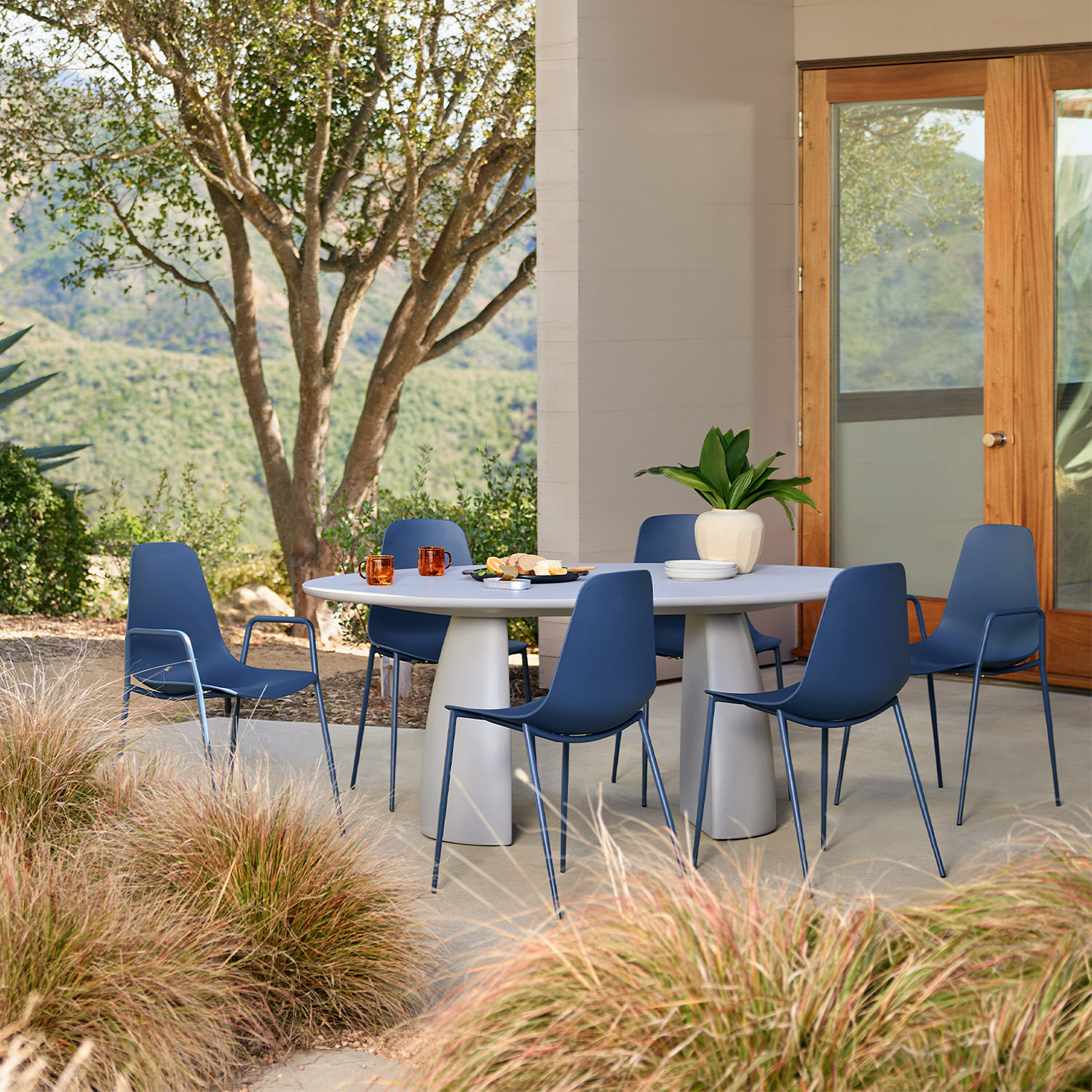 90's driade ドリアデ \"BLUE BELLE\" ヴィンテージチェア 90's driade ドリアデ BLUE BELLE ヴィンテージチェア