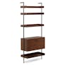 Newberry 31.25" Shelving Unit, Wide - Walnut