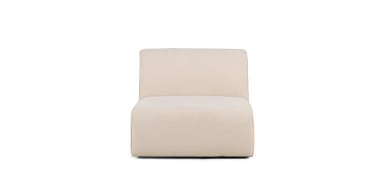 Sanna Magnet Ivory Armless Chair Module - Primary View 1 of 14 (Open Fullscreen View).