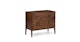 Vireo Walnut 3-Drawer Chest - Gallery View 3 of 11.