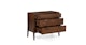 Vireo Walnut 3 Drawer Chest - Gallery View 4 of 11.