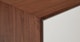 Luella White / Walnut Sideboard - Gallery View 8 of 14.