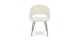 Kapp Plush Pacific Taupe Dining Chair - Gallery View 3 of 12.