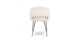 Kapp Plush Pacific Taupe Dining Chair - Gallery View 5 of 12.