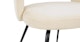 Kapp Plush Pacific Taupe Dining Chair - Gallery View 6 of 12.