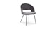 Kapp Plush Pacific Charcoal Dining Chair - Gallery View 1 of 12.