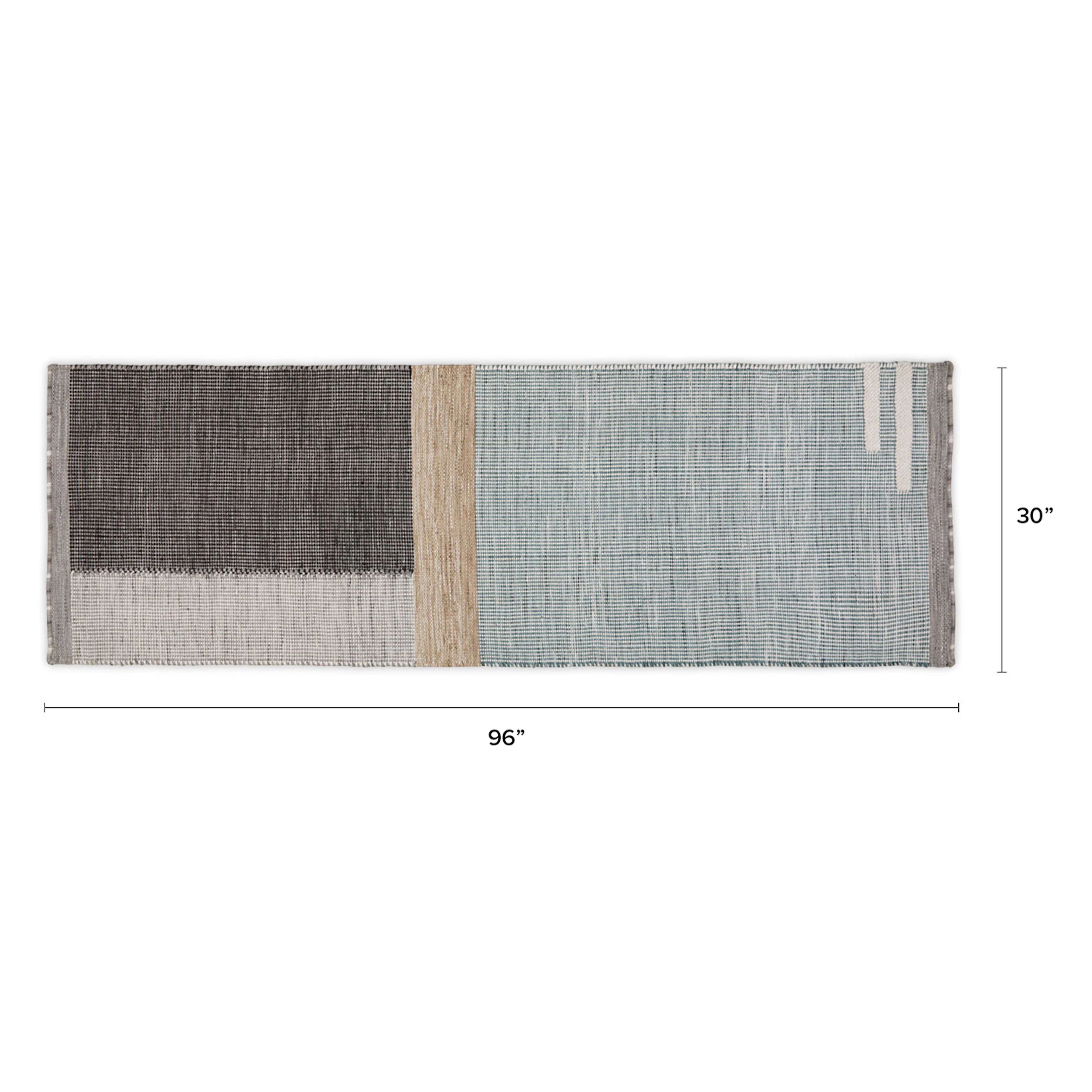 Elko 2.5 x 8 Indoor/Outdoor Runner - Geode
