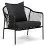 Calicut 33" Outdoor Lounge Chair - Coast Black 