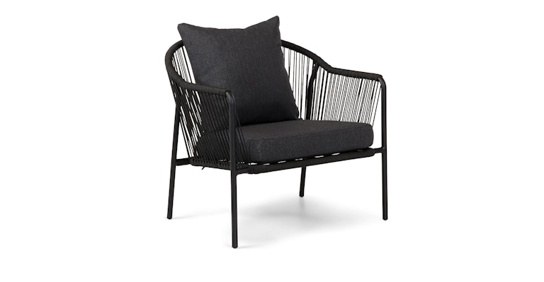 Calicut Coast Black Lounge Chair - Primary View 1 of 12 (Open Fullscreen View).