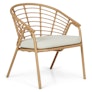 Dalarna 25" Outdoor Lounge Chair - Dravite Ivory