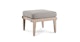 Norma Dravite Gray Ottoman - Gallery View 1 of 10.