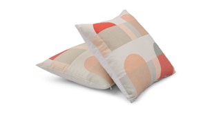 Gota Vault Red Outdoor Pillow Set