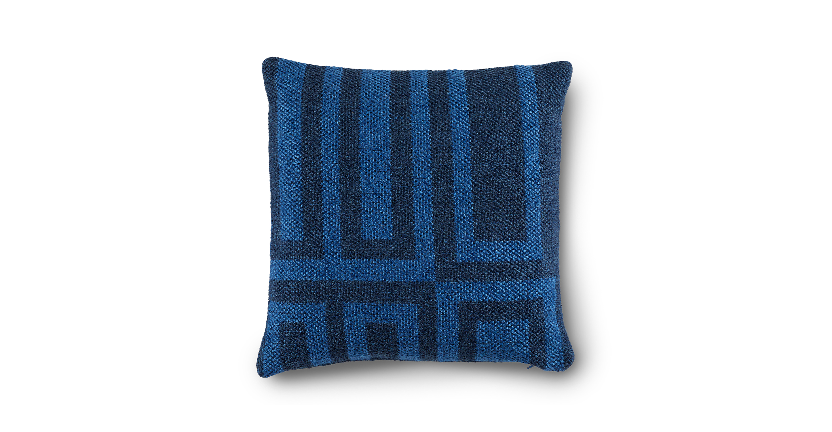 Outdoor Pillows with Insert Blue Geometric Patio Accent Throw Pillows –  Fabritones