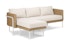 Aby Dravite Ivory Reversible Sectional - Gallery View 5 of 15.