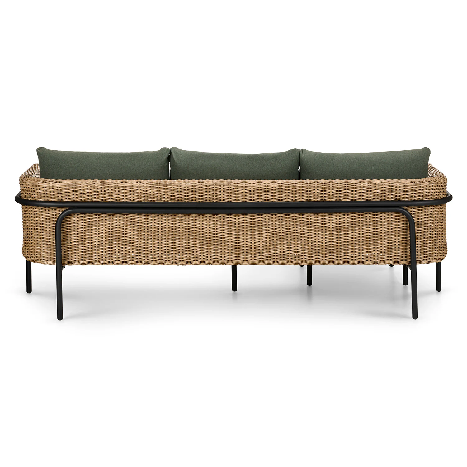 Aby 88" Outdoor Reversible Sectional - Dravite Green