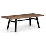 Sardis 94" Outdoor Dining Table - Vintage Brown