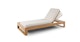 Toro Dravite Ivory Chaise Lounge - Gallery View 5 of 21.
