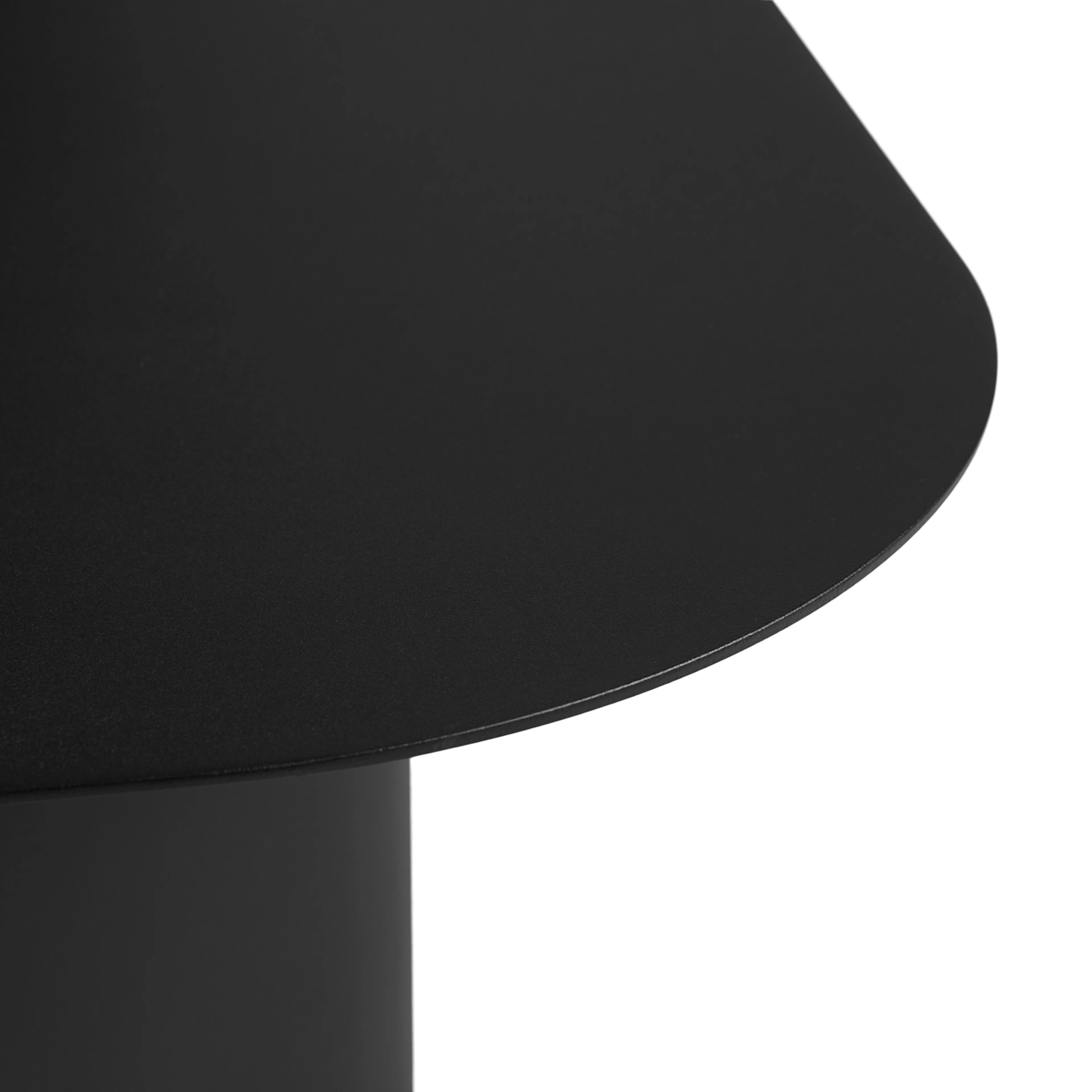 Skane 48" Outdoor Coffee Table - Black