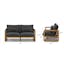  The Laholm Outdoor Loveseat x Lounge Chairs x Coffee Table Bundle - Gallery View 1 of 8.