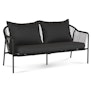 Calicut 67" Outdoor Loveseat - Coast Black