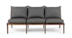Norma Dravite Black Sofa - Gallery View 1 of 14.