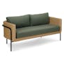 Aby 69.5" Outdoor Loveseat - Dravite Green